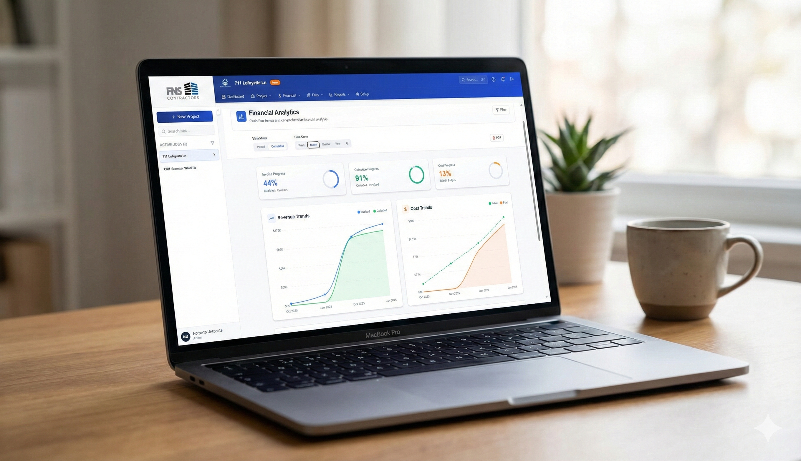 FNS Client Portal Dashboard